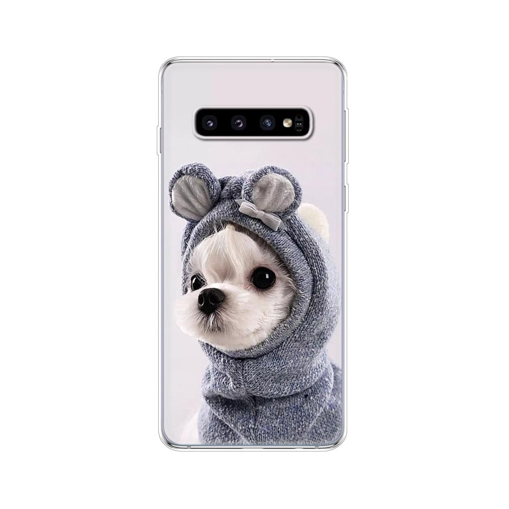 For Samsung Galaxy S10 Case S10Plus Silicone TPU Cover Phone S10 E Case On For Samsung S10 Plus G975F S 10 SM-G973F Transparent
