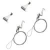 Hanging Rope Picture Rail Hook Hangers Kit Hooks System Painting Frame Wire For