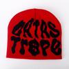 New hot-selling MEA CULPA beanie hat mea beanie hat knitted hat straight