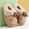 HELLO KITTY Officially Licensed Women's Slip-on Cotton Slippers for Autumn/Winter 2025 - Outdoor Wear