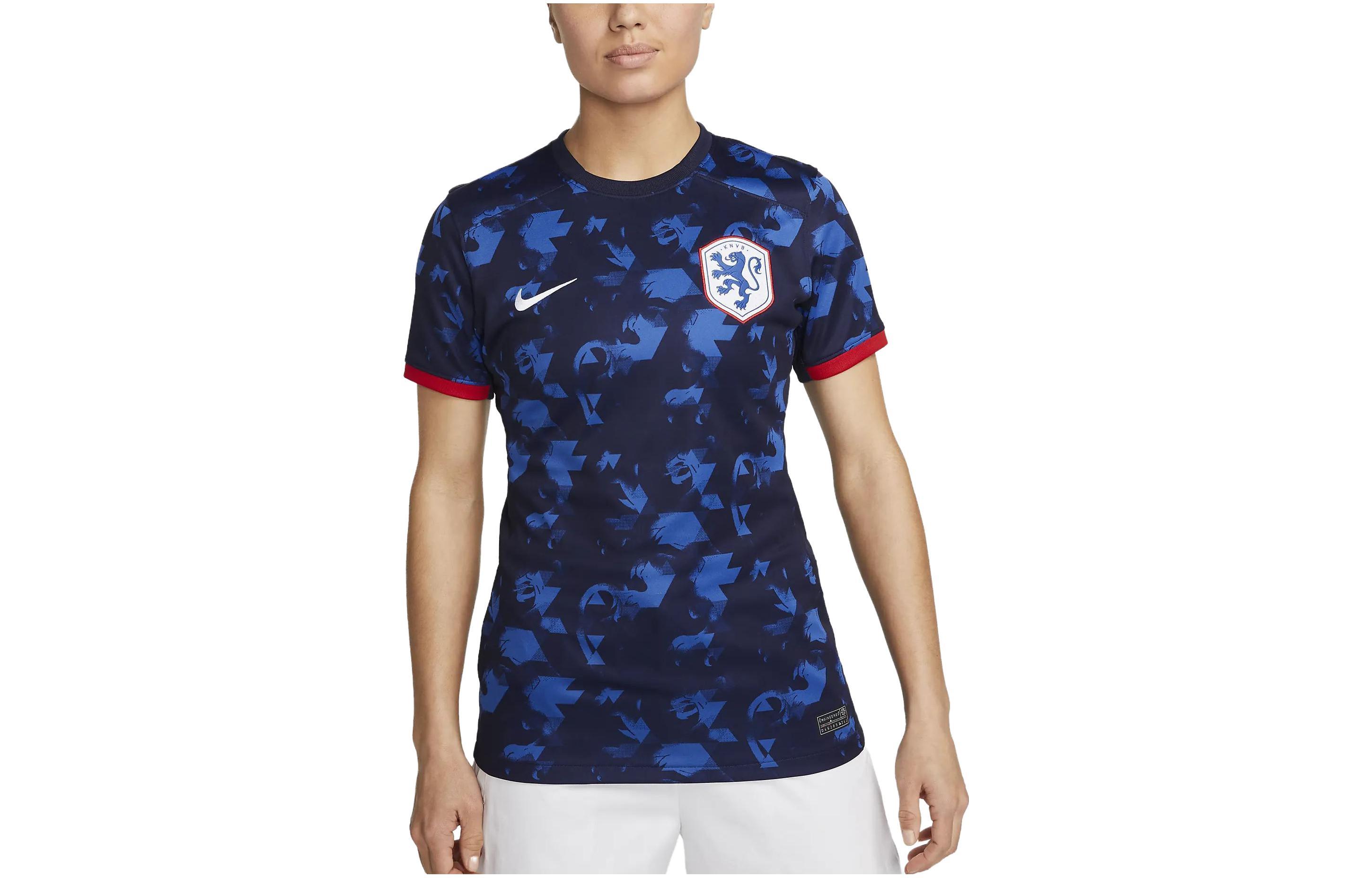 Nike Soccer Jerseys Women s Blue Crew Neck Moderate DR3994-498 L