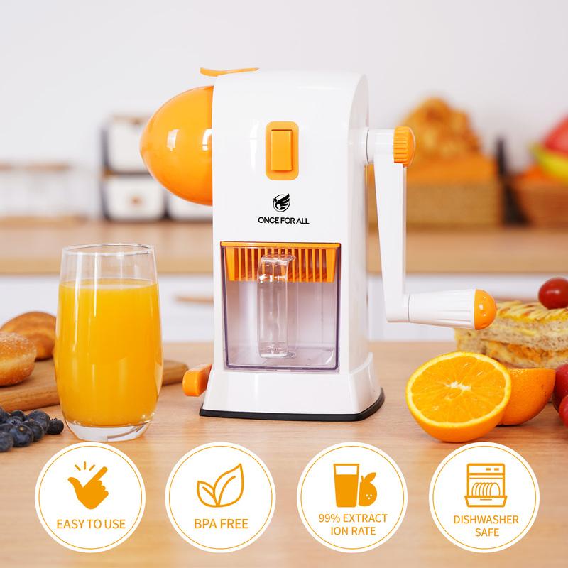 

Kitchen Helper, Orange Juicer, Once for All, Manual Juicer , Healthy Citrus, Kitchen Helper оранжевый