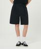 KODAK Mailer Knee-Length Garment-Washed Bermuda Shorts Women'S Black