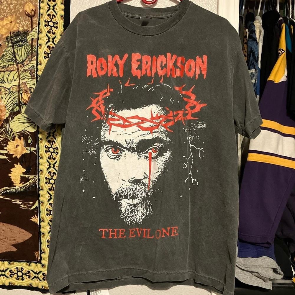 

Trend Roky Erickson Black Cotton All size S5XL Gift Fan Shirt AD358 Unisex T-Shirt XL