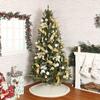 Red and White Cross-Border Knitted Christmas Tree Skirt
