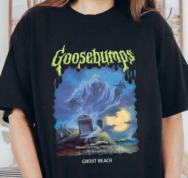 Goosebumps Shirt Ghost Beach Halloween T-Shirt Unisex T-Shirt XXXL