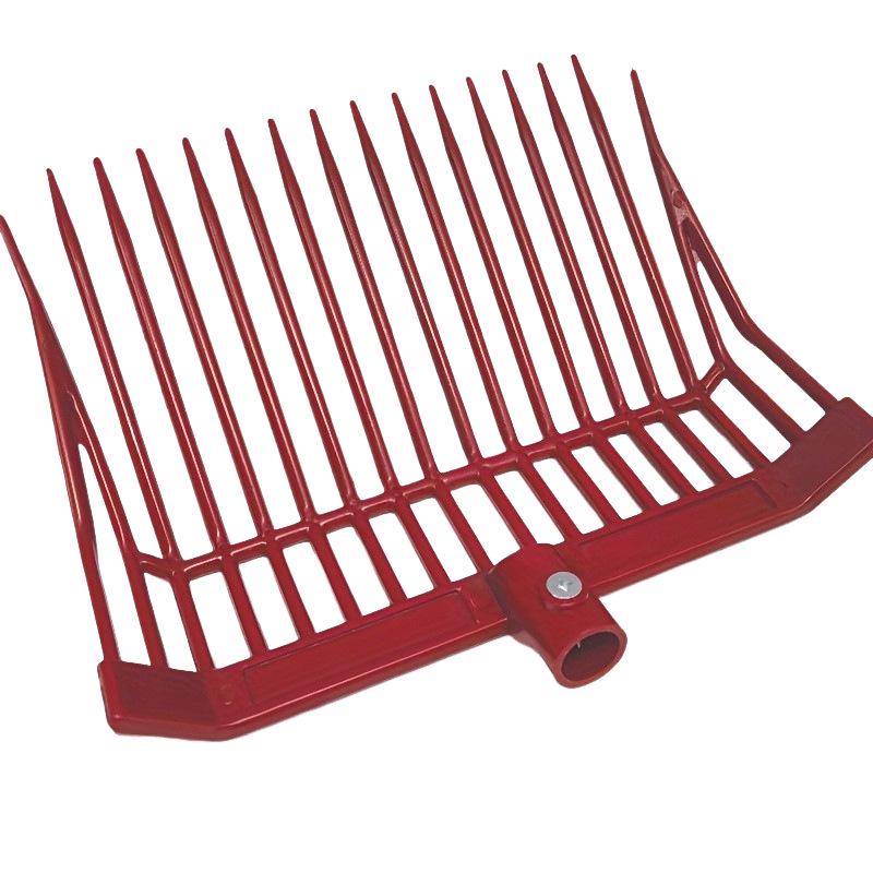 ABS Mittlere Mistgabel mit 16 Zinken für Schuppen und Gelände