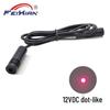 635nm 5mW 12V External Focus Red Laser Module 12x40mm DC Port Dot Positioning Device