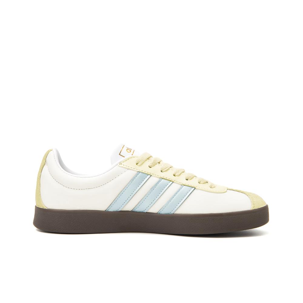 Adidas Neo VL Court 2.0 Slip Resistant Abrasion Resistant Low top Skateboard Shoes Unisex White Yellow ID6015(Team354-)