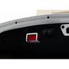 Silver Aluminum Tail Box Trunk Warning Light Frame Trim For Benz C-Class 2015-21