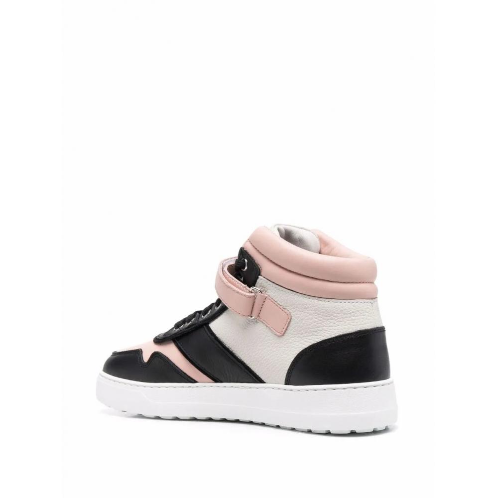 Salvatore Ferragamo Ferragamo Noe High Top Sneakers Pink