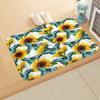 Sunflower Entrance Welcome Door Mat Flowers Bedroom Bedside Decor Carpet Non-slip Bathroom Kitchen Foot Rugs for Indoor Home