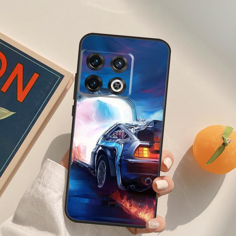 Back To The Future Time Machine Case For OnePlus 12R 13R 13T 10R 15 13 12 11 10T 8T Nord CE 4 3 2 Lite N20 N30 Nord 5 Cover