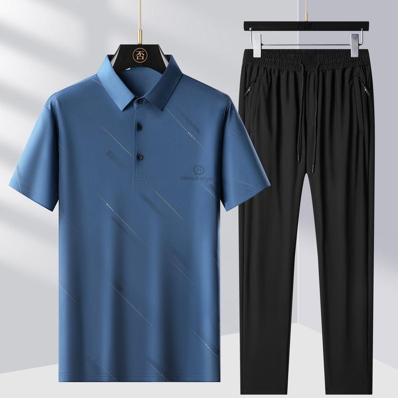 Summer Lapel Collar Casual Sports Ice M