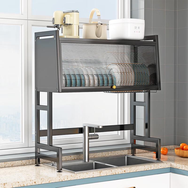 Over-Sink Dish Drying & Storage Rack