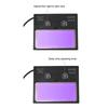 Solarbetriebene, automatisch dimmbare Schweißmaske, am Kopf montierter LCD-Bildschirm, Lichtbogensensor, breite Abdeckung, Schweißhelm