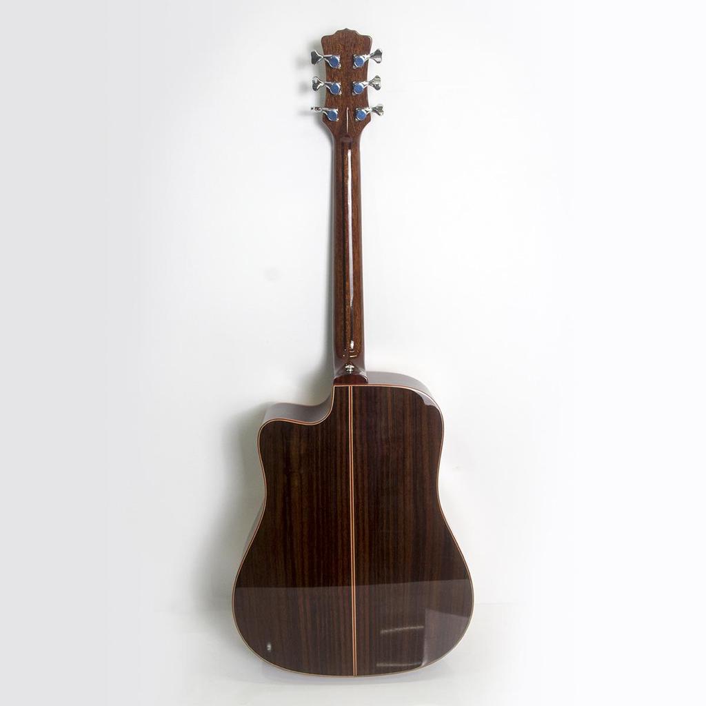 41-Inch Solid Spruce Rosewood Acoustic Folk Guitar - High-End Performance
