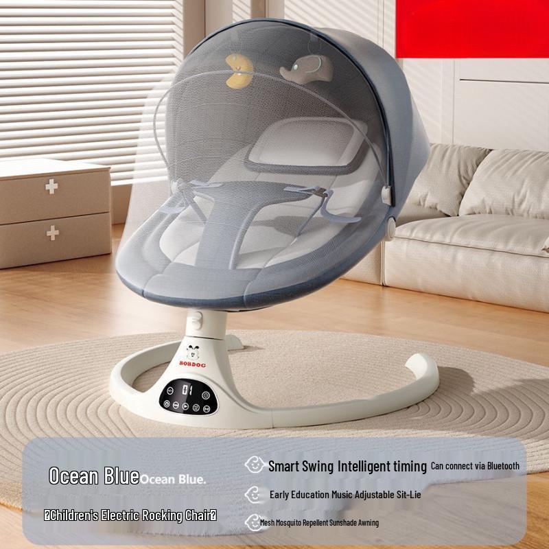 Bobodou Baby Electric Rocking Chair - Newborn Soothing Sleeper & Cradle Rocker