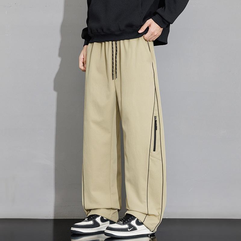 Men S Casual Loose Wide Leg Pants American Style Fashionable