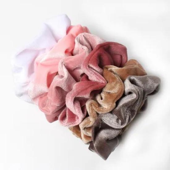 Set med tre grundläggande akrylhårklämmor Rosa pärlemor och svarta ytor Små hårklämmor för kvinnor Håraccessoarer Danrrsh
