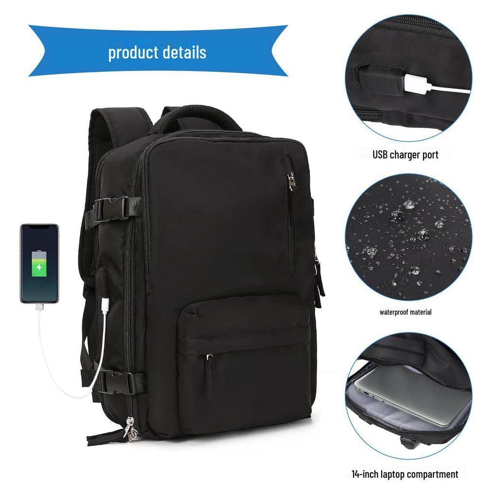 Korean Style High-Capacity School Backpack for Junior and High School Students