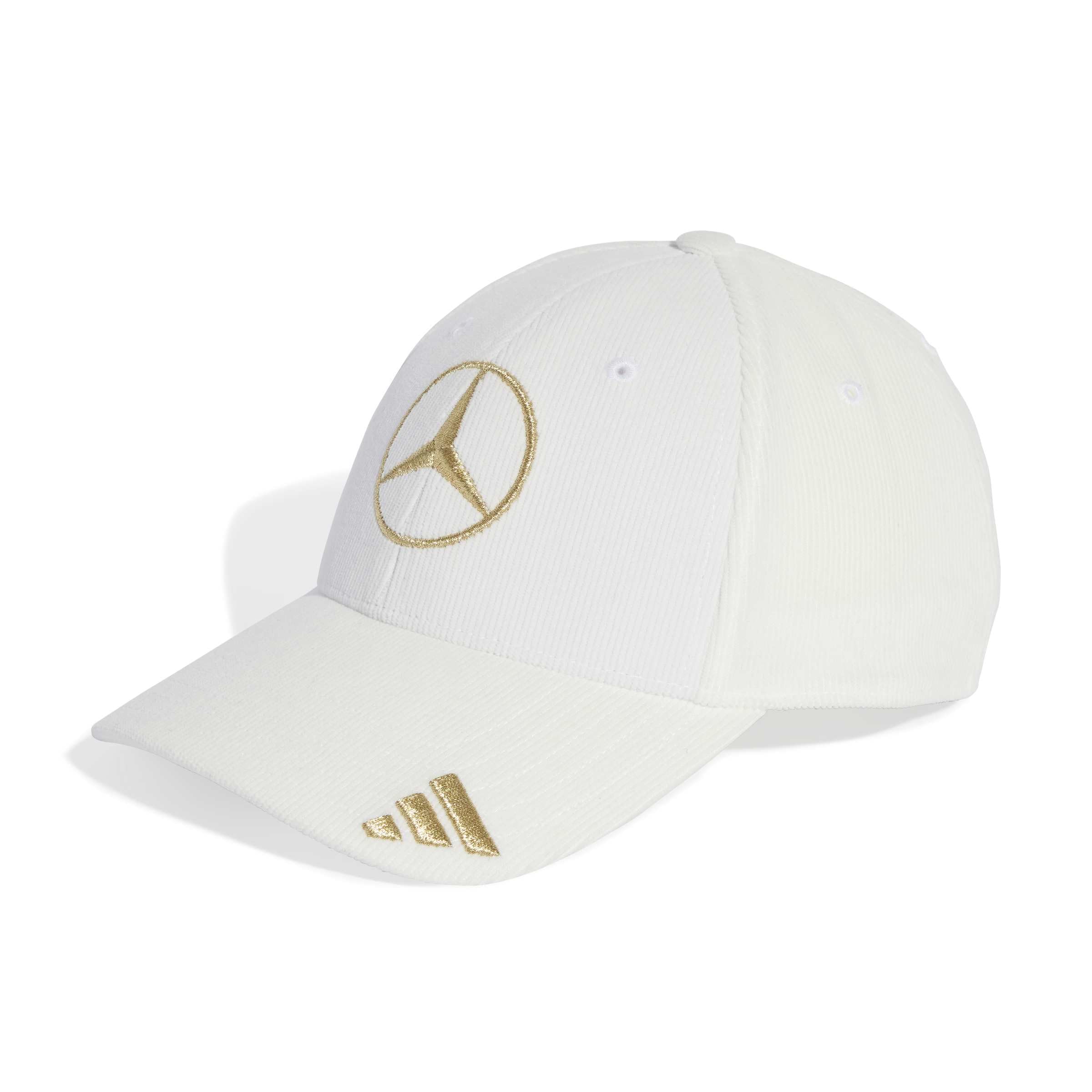 

Adidas Mercedes AMG Petronas Formula One Team Monaco Corduroy Cap ZQ769 Men s White (JY5608)