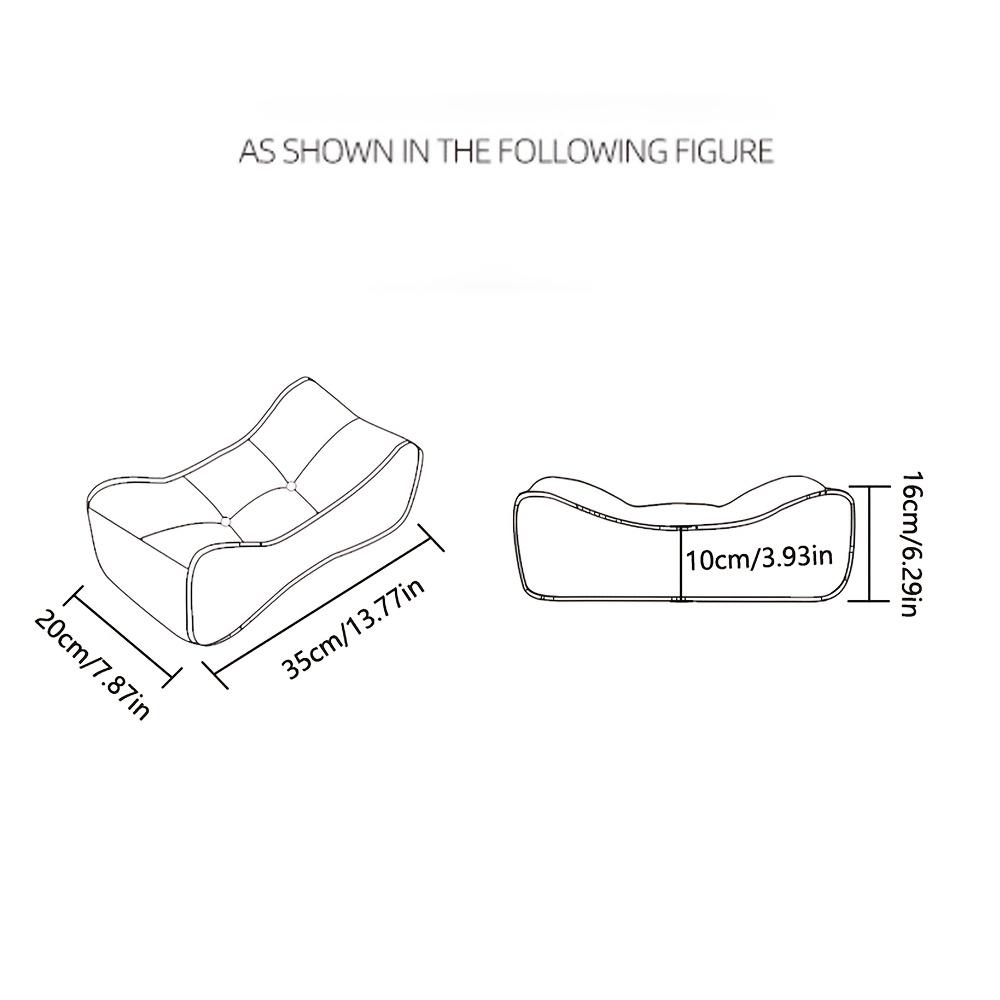 Gorgeous 1pc Lumbar Pillow | Napping, Student Backrest Cushion, Chair Cushion, Office Sleeping Pillow