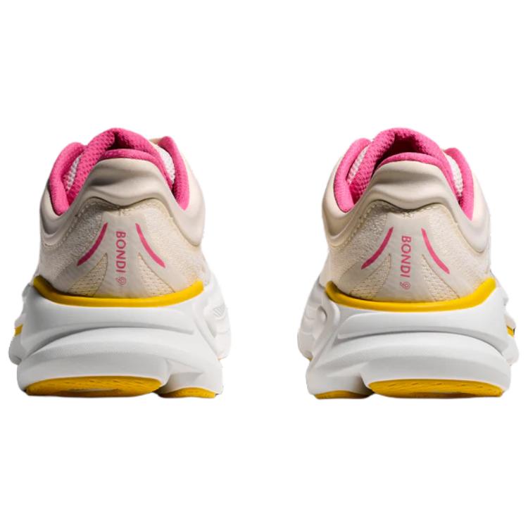 HOKA One One Bondi 9 Comfortable Versatile Breathable Running Shoes Women Sneaker Beige 1162014-ALBST