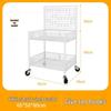 Foldable Ethnic Style Iron Flower Cart for Street and Night Markets
