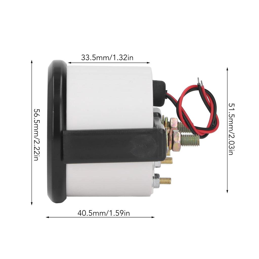 Yctze 2" Fuel Level Gauge Motorcycle Fuel Tank Meter with Car Instrument Panel Fuel