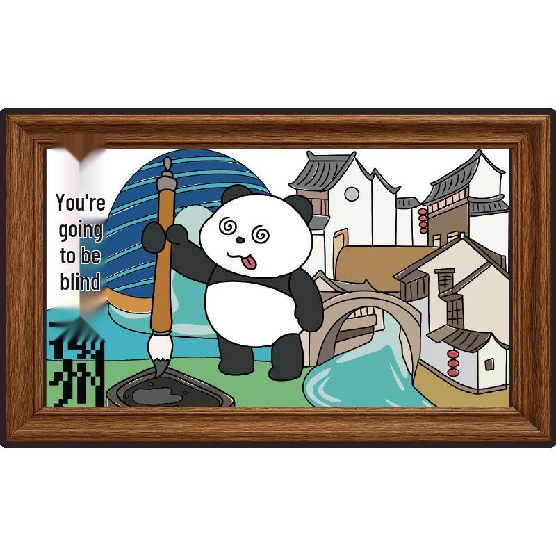 City Homophone Meme Wooden Refrigerator Magnet - Creative Cultural Tourist Souvenir