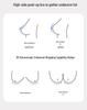 Seamless Wireless Push-Up Bra for Large Busts - Comfortable, Breathable, Lightweight with 4 Hooks