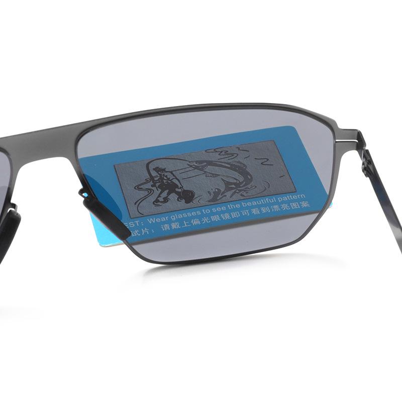 Men's Polarized Anti-UV HD Sunglasses for Mountaineering, Driving, and Fishing.