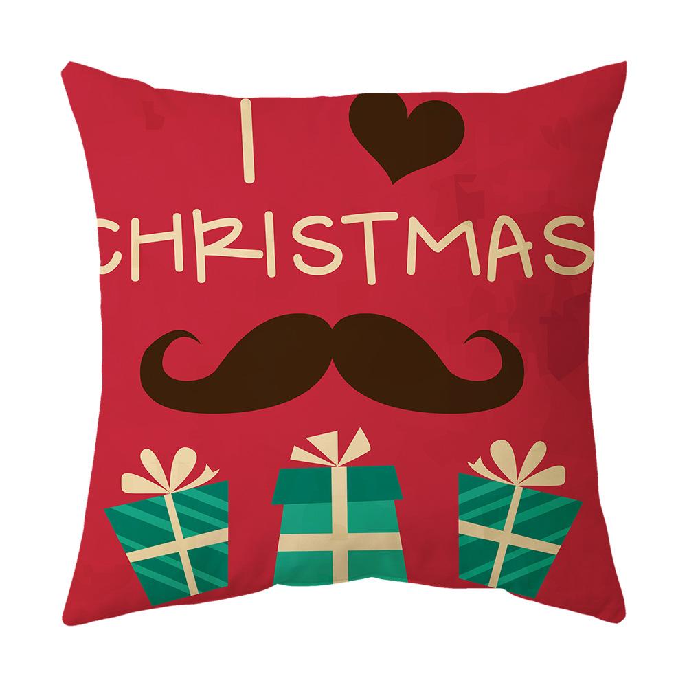Christmas Pillow Cushion Pillow Cover Printed Pillow Cover Cushion Cover Home Holiday Gift Sofa