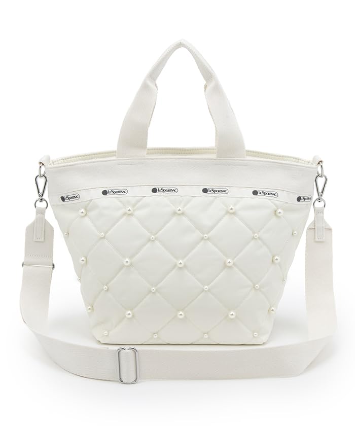 

Official Shoulder Bag BUCKET TOTE W Starlight Pearl [LeSportsac] PEARLS2/1648 Women s