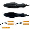 KSHOSIYOK LED Turn Signal, Motorcycle, E-Mark, Compatible with Vehicle Inspection, High Brightness, 12 V, General Purpose, 4 Pieces