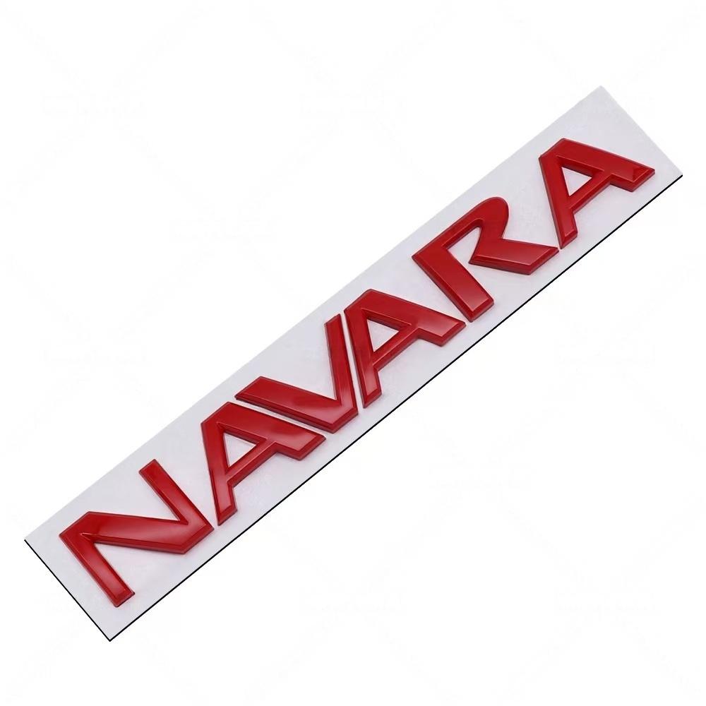 1PC 3D ABS NAVARA Logo Badge Sticker Rear Trunk Emblem Decal High-Quality Automotive Styling Accessories