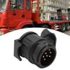 12V Anhängeradapter Stecker 13-polig auf 7-polig Anhängerkupplung Abschleppstecker Konverter Zubehör für Wohnwagen