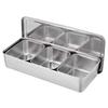 Beifu Modern Countertop 3-Compartment Seasoning Box Set