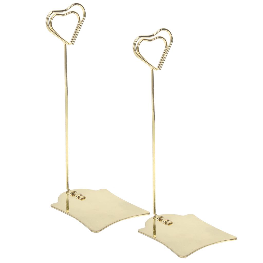 2Pcs Table Number Holder Multipurpose   Name Card Clips for Wedding Party