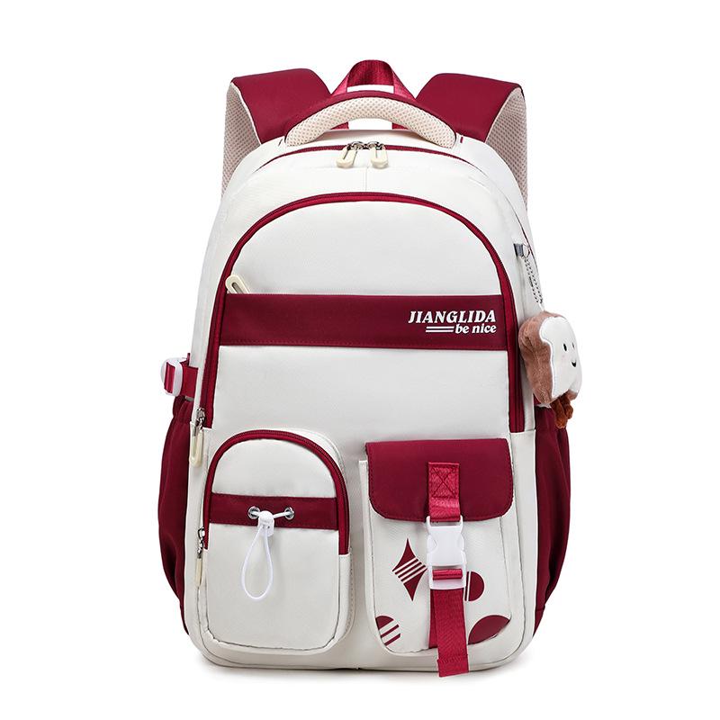 2024 Korean Style Large-Capacity Multifunctional Backpack for High School & University Girls