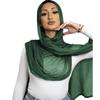 2 Pcs Set Viscose Hijab Matching Color Jersey Cap Plain Cotton Modal Muslim Women Head Scarf Soft Shawl Turbante Head Wrap