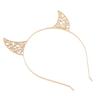 Openwork Devil Horn Costume Headband with Metal Look Frame for Cosplay Party Outfits, Photos, and Styling Dressingup
