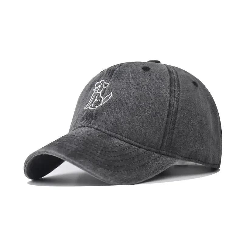 Spring Cotton Cartoon Embroidery Casquette Baseball Cap Adjustable Outdoor Snapback Hats for Men and Women 87