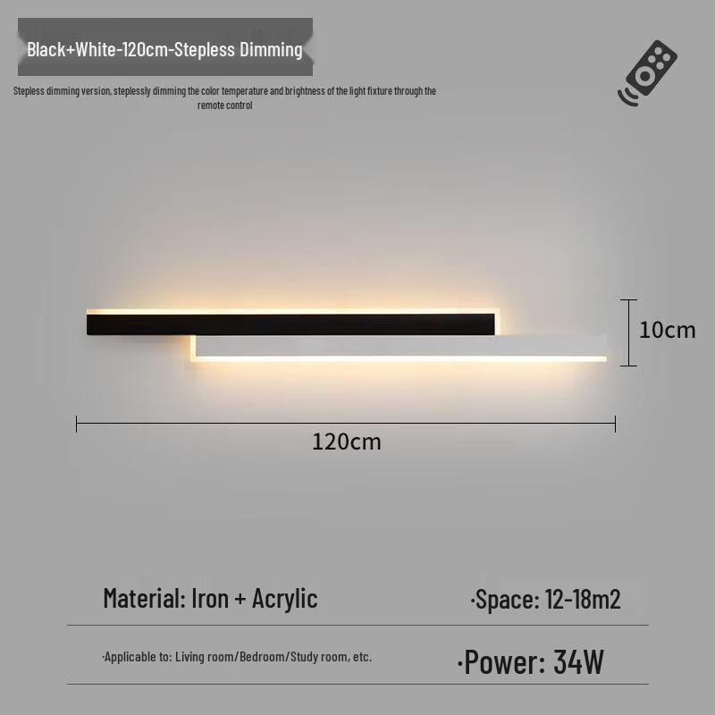 Modern Minimalist LED Strip Wall Lamp
