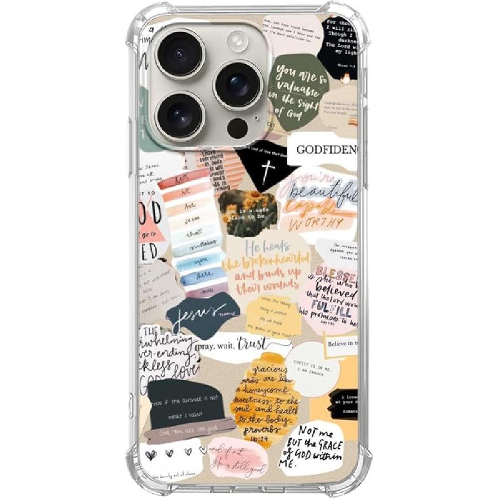 Water Lilies Aesthetic Phone Case Compatible with iPhone 16 Pro, Vintage Oil Painting Art Phone Case for iPhone 16 Pro, Cool Trendy TPU Bumper Case