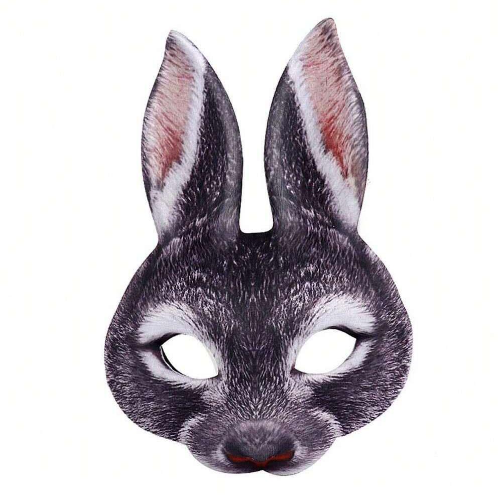 Маска на Хэллоуин Пасхальный Карнавал Марди Гра Маскарадная Маска для Макияжа Маска Кролика Маска Животного Мультяшная Маска Косплей Маска