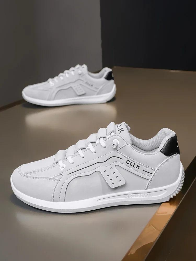 Autumn 2026 New Breathable Men Shoes Male Flat Shoe High Quality Men's Sneakers Leather Casual Shoes Sneakers Women