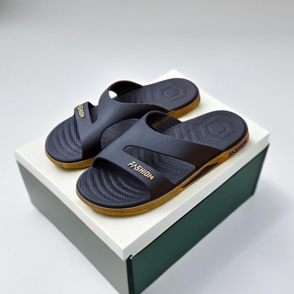 Sports Slippers Men Wear New Summer Bathroom Non-slip Cool Slippers Bath Indoor Fashion Deodorant