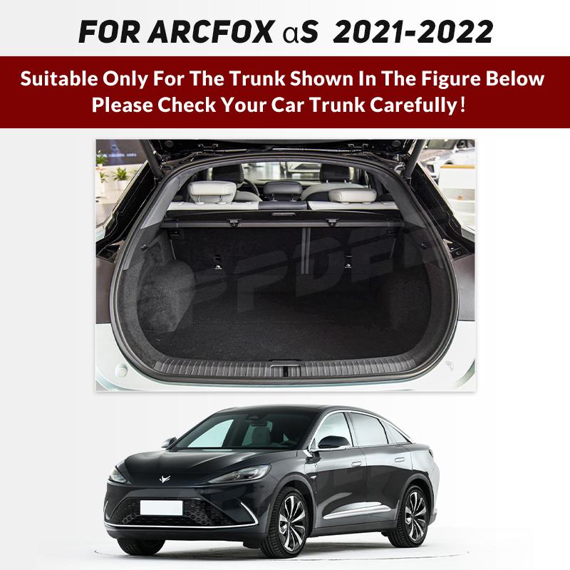 Car Trunk Mat For ARCFOX  2022 Custom Car Cargo Liner Carpet Accessories Auto Interior